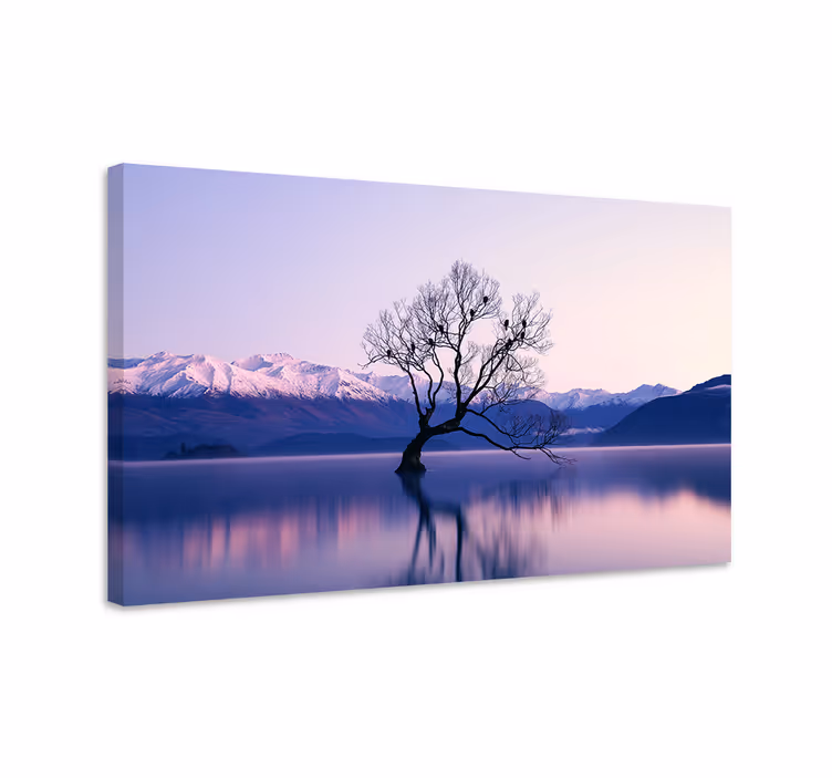 Tableau paysages résonance montagne sereine - TenStickers