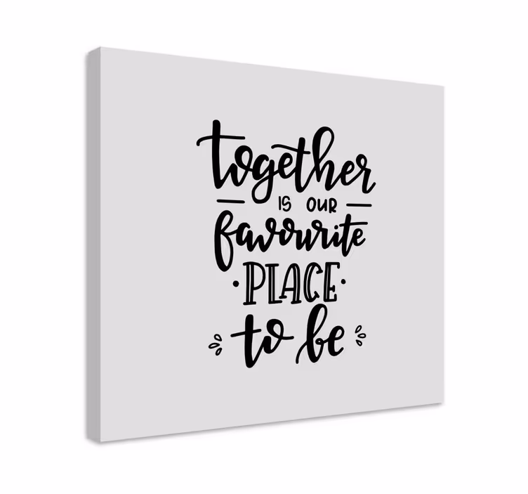 Tableau citation unis nous sommes - TenStickers