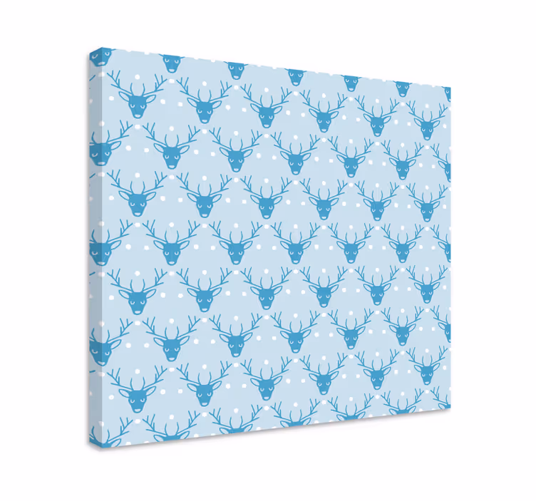Tableau cerfs motif de cerfs d'hiver - TenStickers