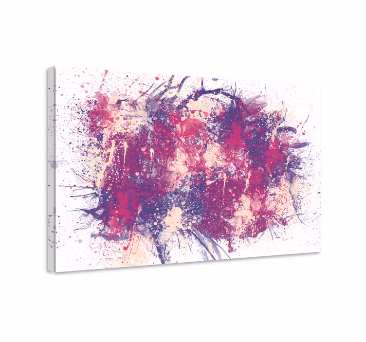 Tableau moderne éclaboussure tachetée - TenStickers