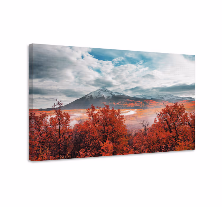 Tableau paysages vue majestueuse sur les montagnes - TenStickers
