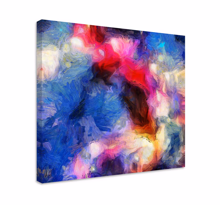 Tableau moderne tableau de couleurs abstraites - TenStickers