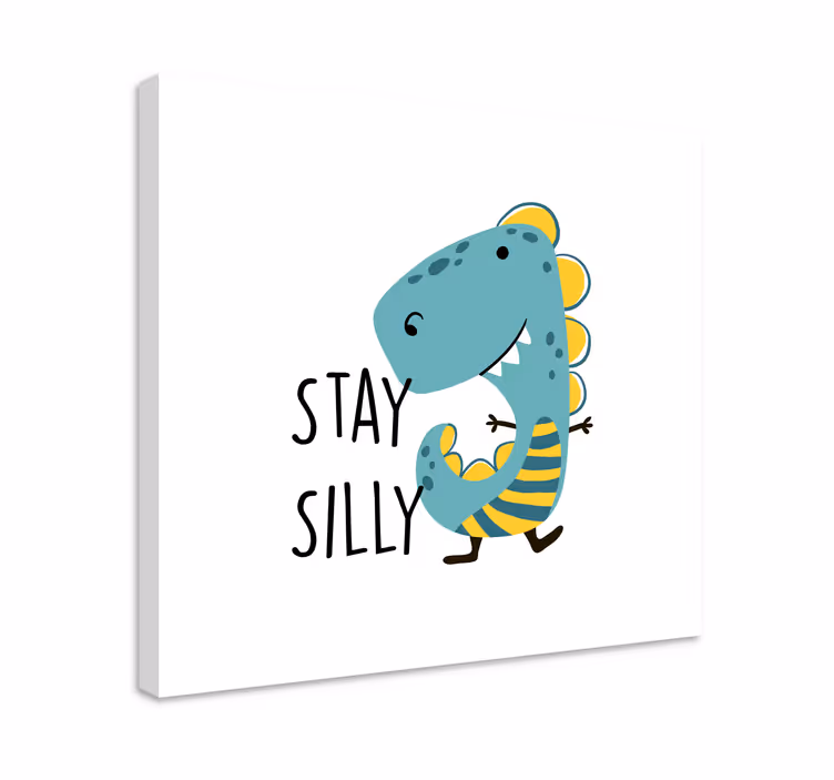 Tableau dinosaures restez détendus dinosaures - TenStickers