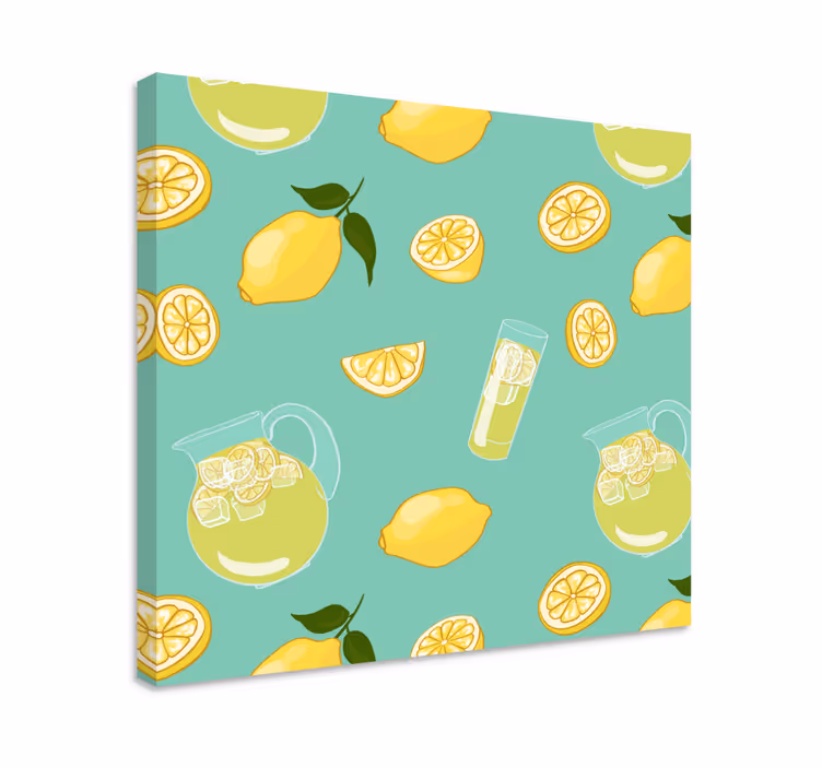 Tableau fruits image de limonade rafraîchissante - TenStickers