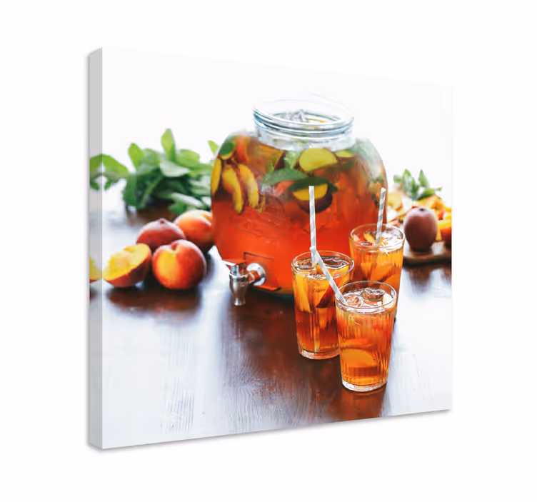 Tableau fruits boisson nectar rafraîchissante - TenStickers