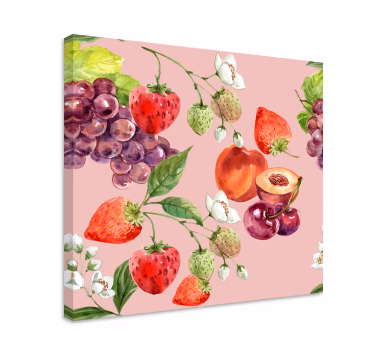 Tableau fruits arrangement de fruits frais - TenStickers