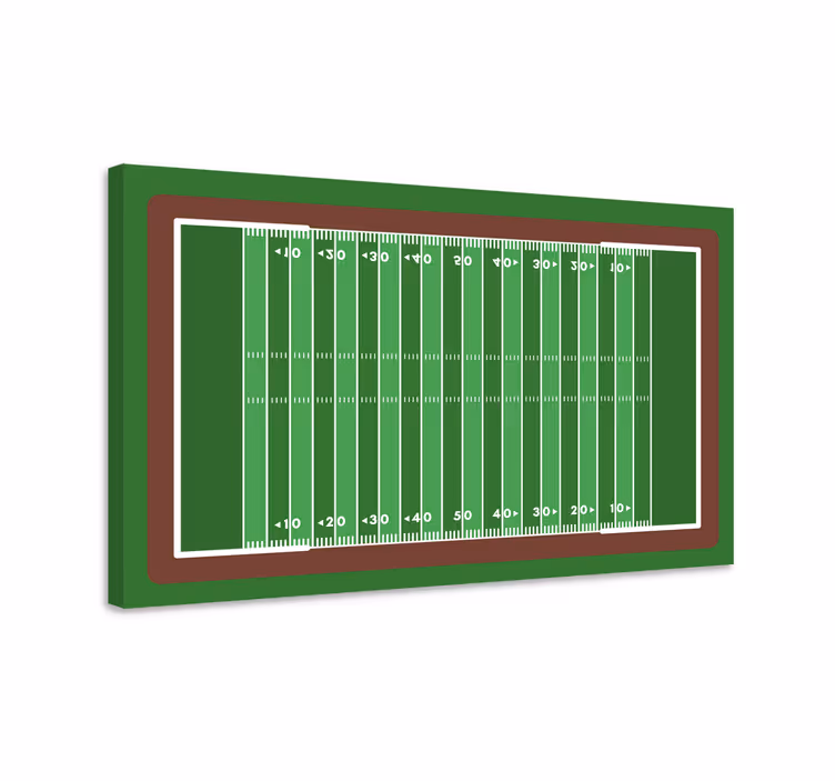 Tableau sports disposition terrain de football - TenStickers