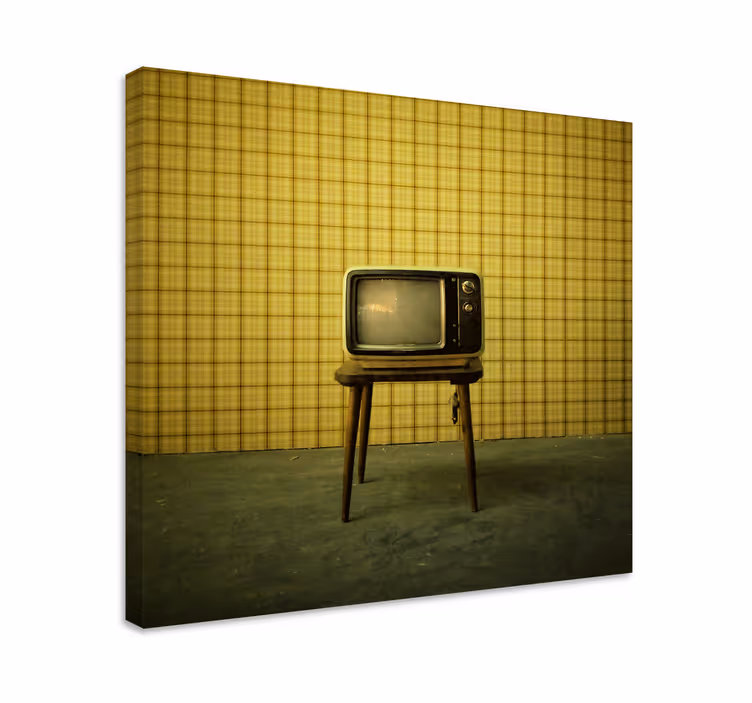 Tableau vintage meuble tv rétro - TenStickers