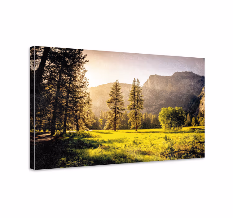 Tableau paysages scénario de montagnes majestueuses - TenStickers