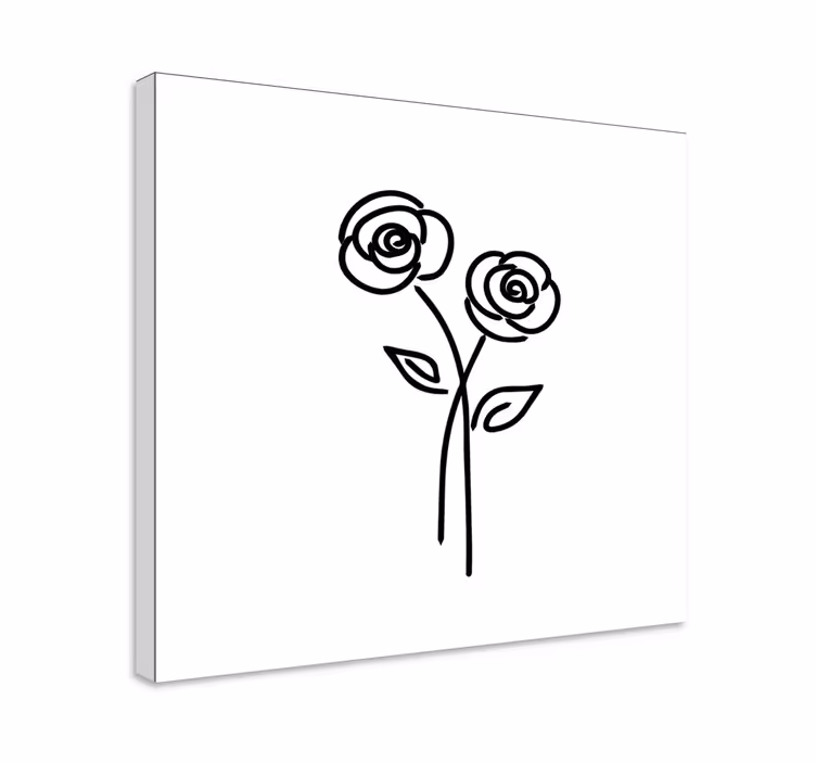 Tableau fleurs et plantes conception florale élégante - TenStickers