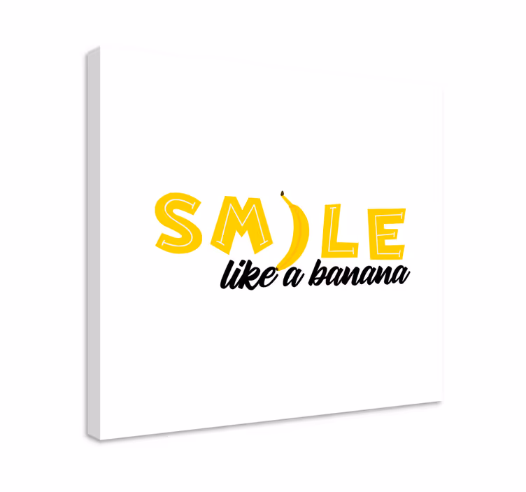 Tableau texte Citation drôle avec banane - TenStickers