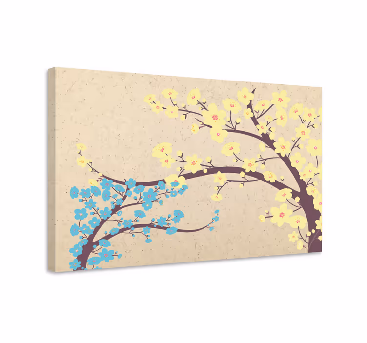 Tableau fleurs et plantes branches fleuries - TenStickers