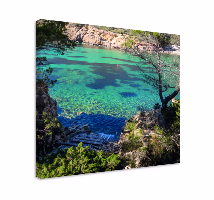 Tableau paysages paysage océanique serein - TenStickers