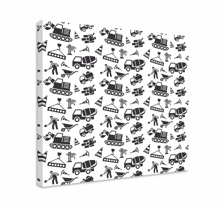 Tableau texte icônes de chantier - TenStickers