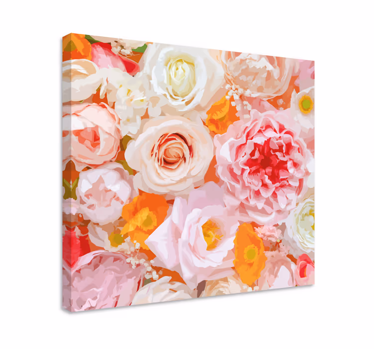 Tableau fleurs et plantes arrangement floral épanoui - TenStickers