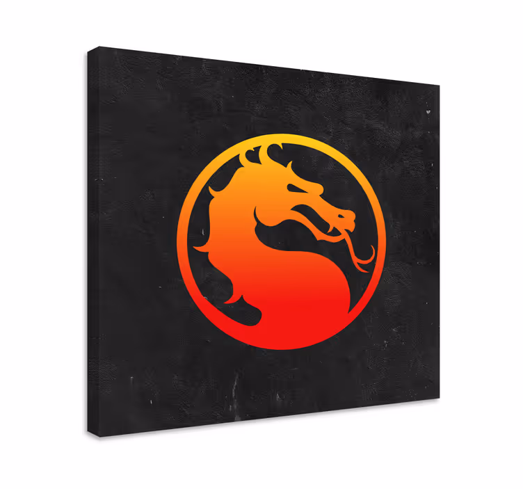 Cadre jeux vidéo mortal kombat dragon - TenStickers