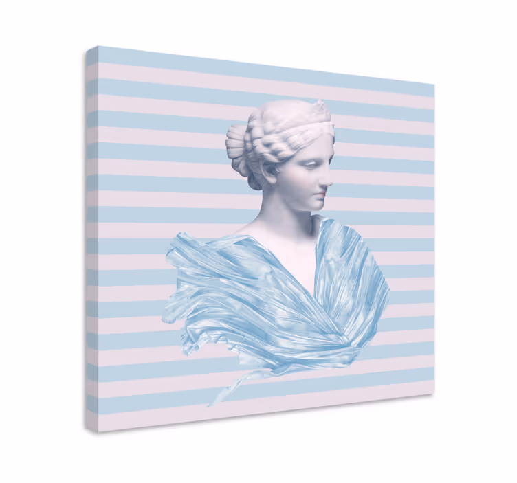 Tableau moderne Belle statue de déesse grecque - TenStickers