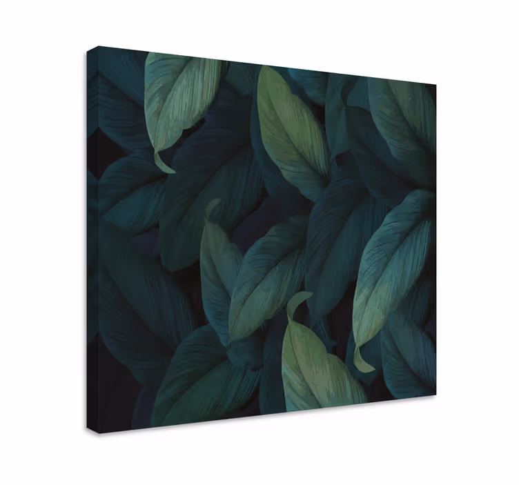 Tableau fleurs et plantes feuillage luxuriant - TenStickers