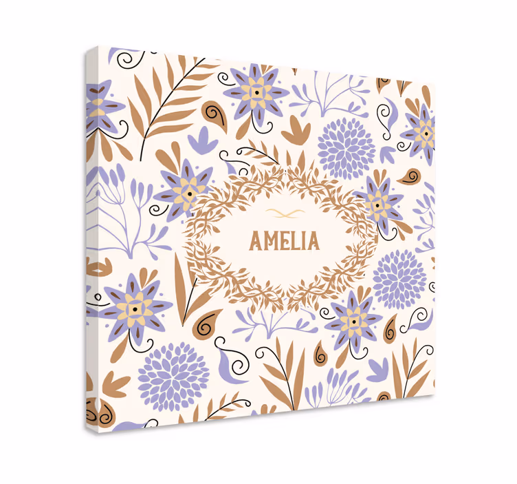 Tableau fleurs et plantes design floral en fleurs - TenStickers
