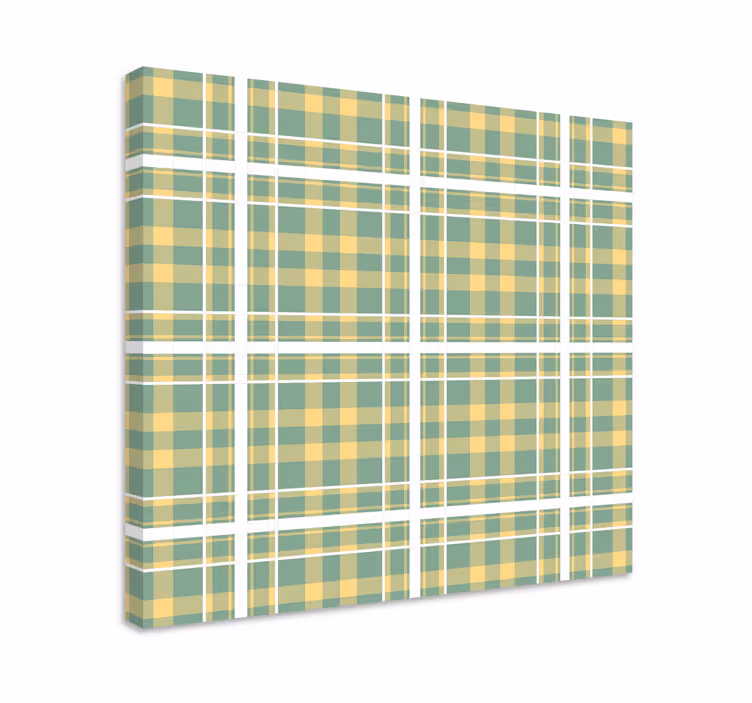 Tableau ornemental design à motif écossais - TenStickers