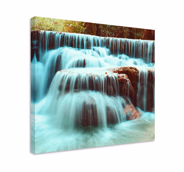 Tableau paysages chutes d'eau majestueuses - TenStickers