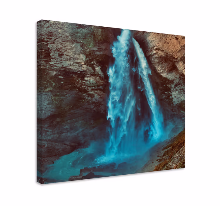Tableau paysages chute d'eau cascade - TenStickers