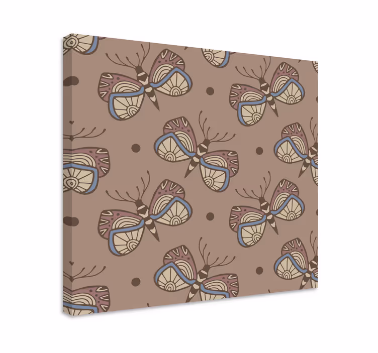 Tableau papillons motif de papillons élaboré - TenStickers