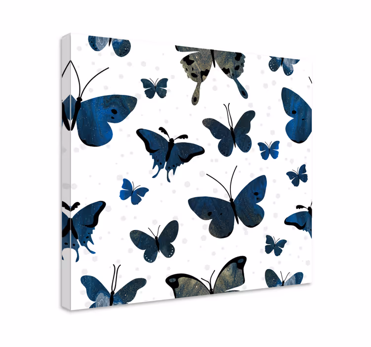 Tableau papillons motifs variés - TenStickers