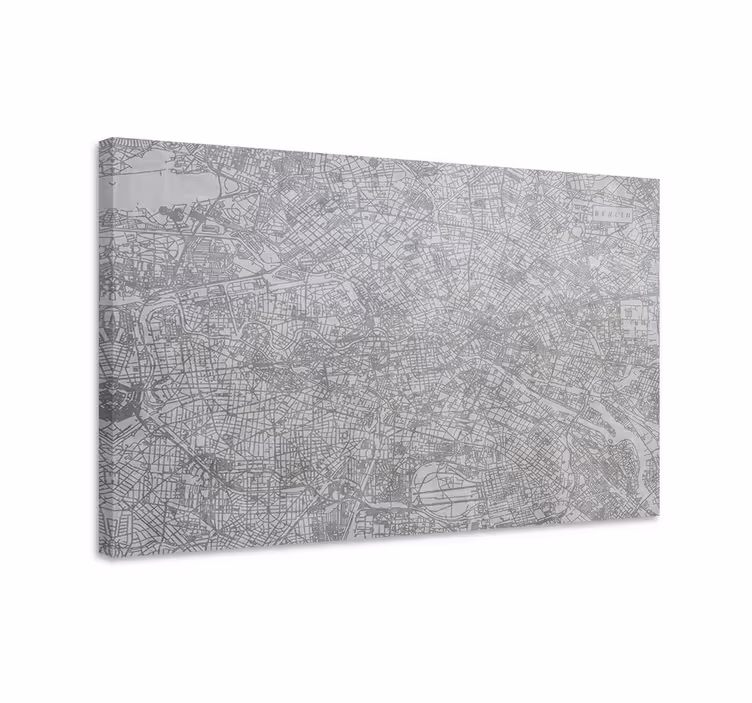 Tableau Plan de la ville de berlin - TenStickers