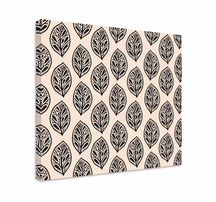 Tableau fleurs et plantes motif feuilles élégant - TenStickers