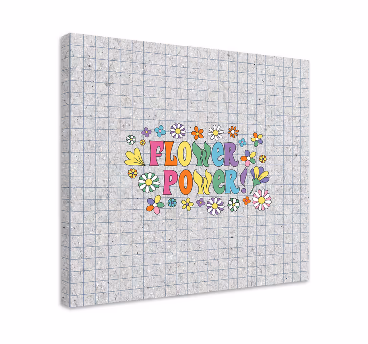 Tableau fleurs et plantes design pouvoir floral - TenStickers