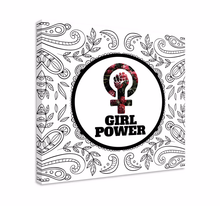 Tableau citation symbole girl power - TenStickers