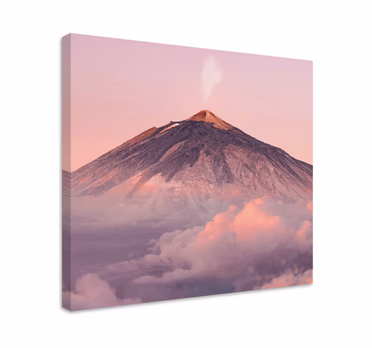 Tableau paysages éruption volcanique active - TenStickers
