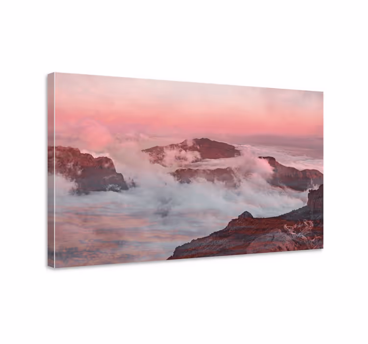 Tableau paysages scénario montagne rêveur - TenStickers