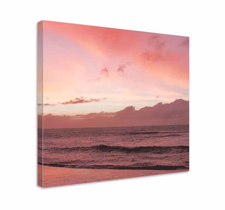 Tableau paysages coucher de soleil apaisant océan - TenStickers