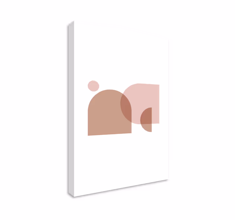 Tableau géométrique formes abstraites minimalistes - TenStickers