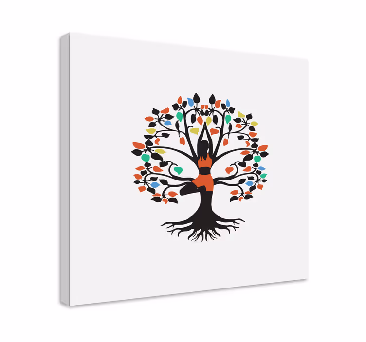Tableau fleurs et plantes essence arborale de la vie - TenStickers