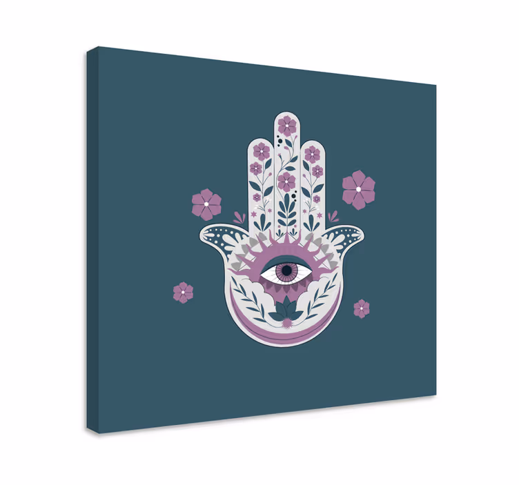 Tableau bouddha main avec œil - TenStickers