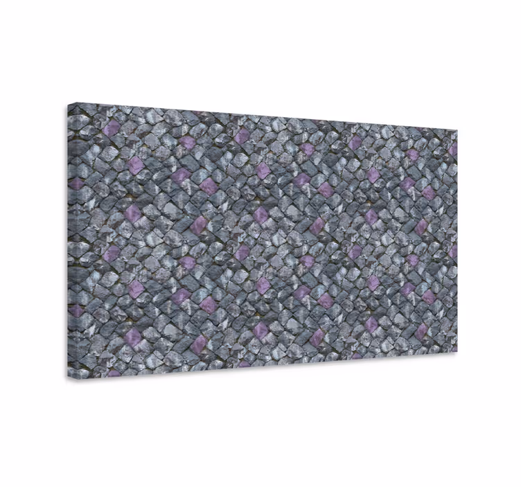 Tableau ornemental motif pierre géométrique - TenStickers