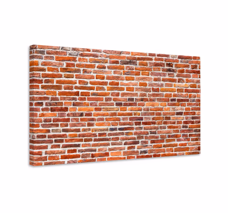 Tableau ornemental texture brique rustique - TenStickers