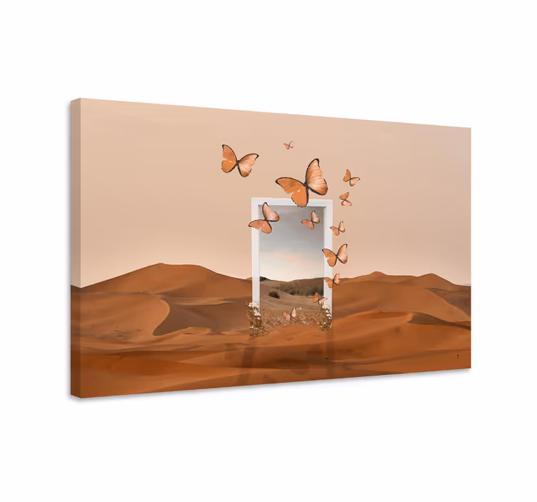 Tableau moderne Paysage désertique surréaliste - TenStickers