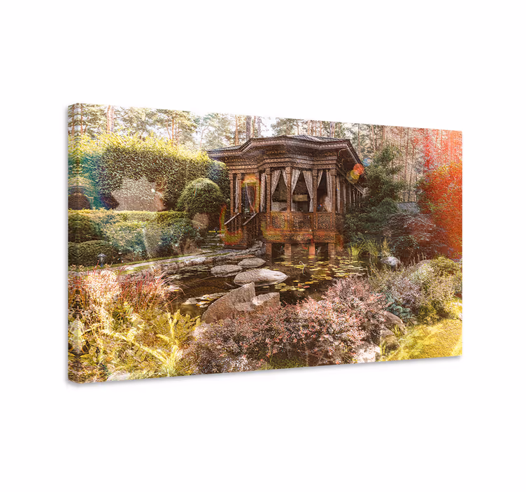 Tableau paysages jardin de sérénité - TenStickers