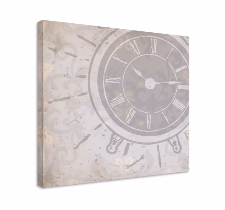Tableau abstrait conception d'horloge élégante - TenStickers