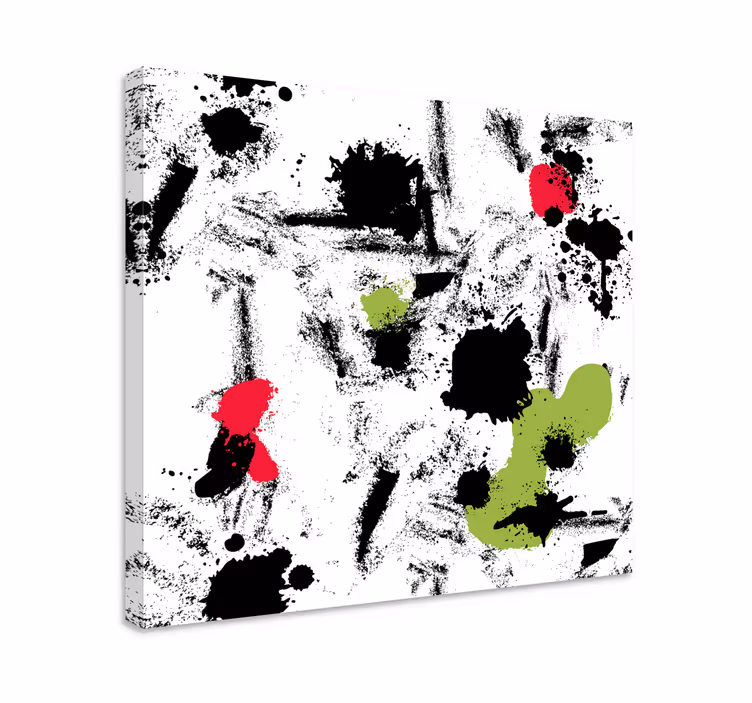 Tableau abstraite Taches artistiques au décor éclectique - TenStickers