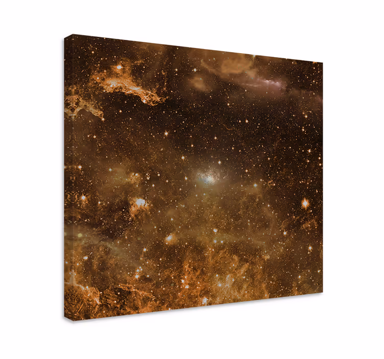 Tableau paysages champ céleste étoilé - TenStickers