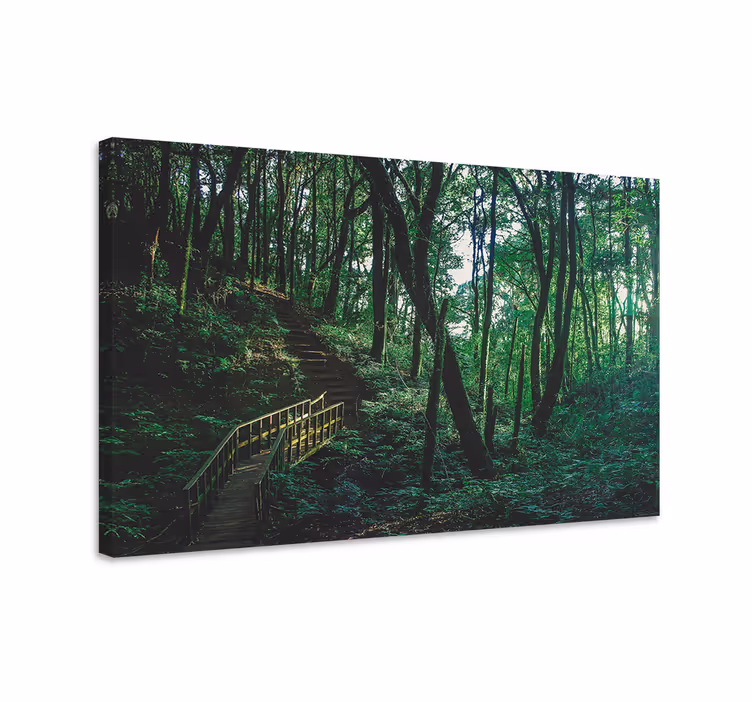 Tableau paysages sentier forestier - TenStickers