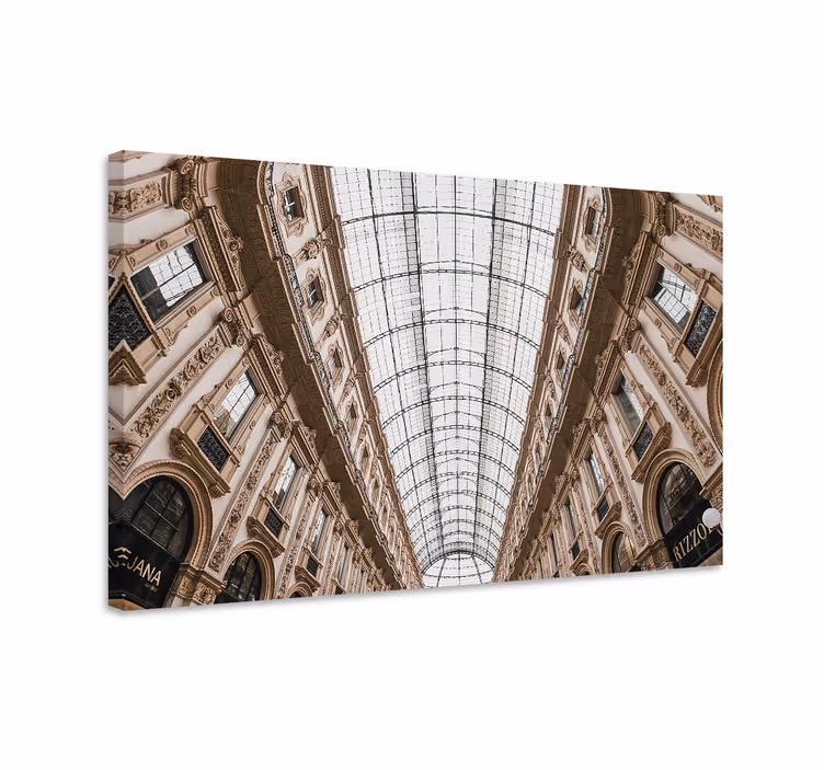 Tableau villes et pays perspective galerie milan - TenStickers