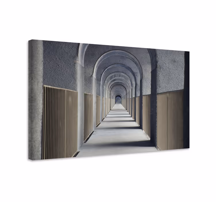 Tableau villes et pays arcades architecturales - TenStickers