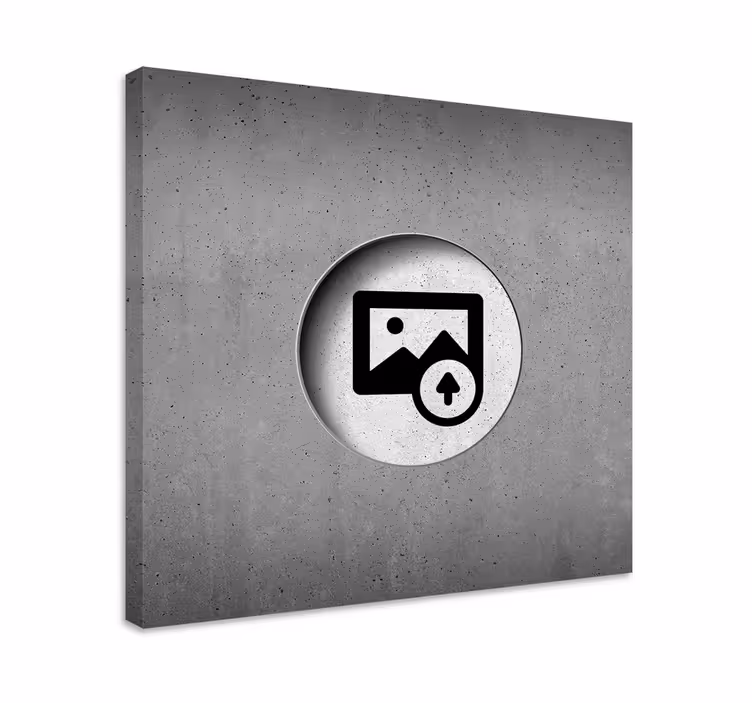 Tableau personnalisé En béton brut personnalisable - TenStickers