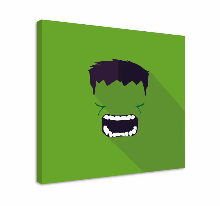 Tableau super héros Super-héros vert - TenStickers